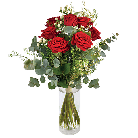 Bouquet de 7 roses (70 cm)